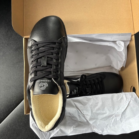 Groundies Melbourne Vegan barefoot shoes, size 9, Black - Picture 6 of 6